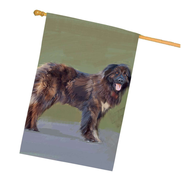 Caucasian Shepherd Dog House Flag