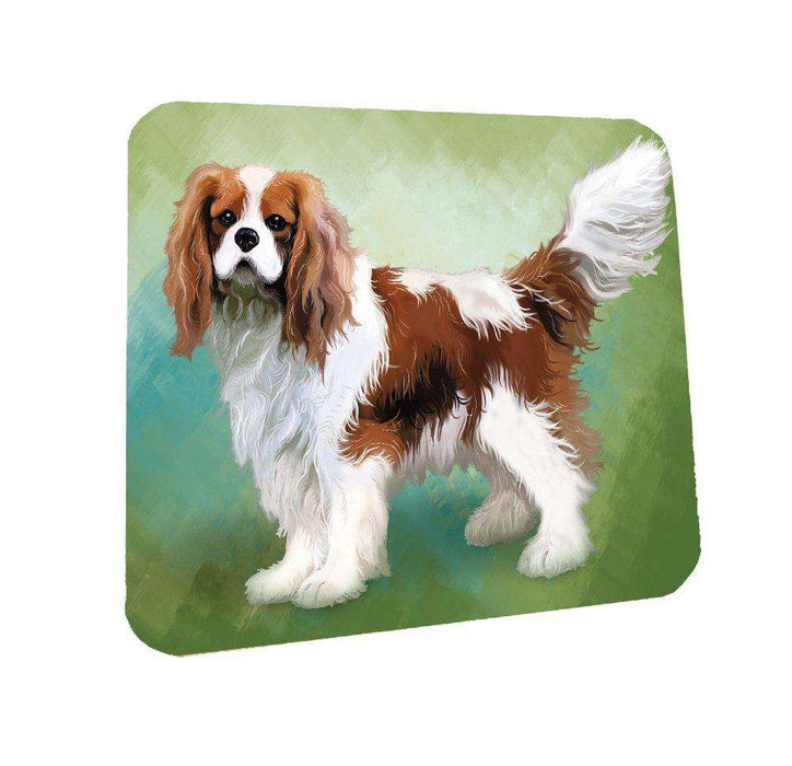 Cavalier King Charles Spaniel Dog Coasters Set of 4