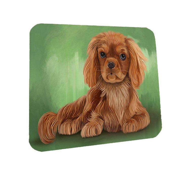 Cavalier King Charles Spaniel Dog Coasters Set of 4