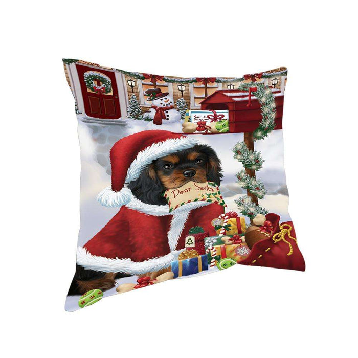 Cavalier King Charles Spaniel Dog Dear Santa Letter Christmas Holiday Mailbox Pillow PIL72160