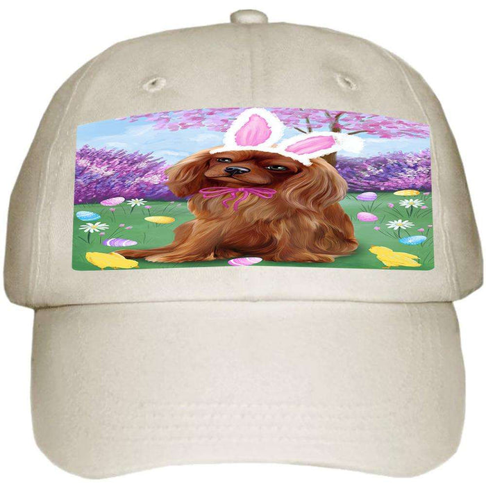 Cavalier King Charles Spaniel Dog Easter Holiday Ball Hat Cap HAT51015