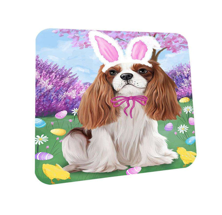 Cavalier King Charles Spaniel Dog Easter Holiday Coasters Set of 4 CST49049