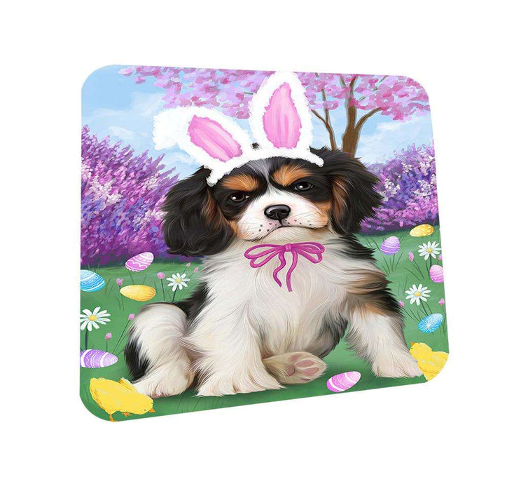 Cavalier King Charles Spaniel Dog Easter Holiday Coasters Set of 4 CST49054