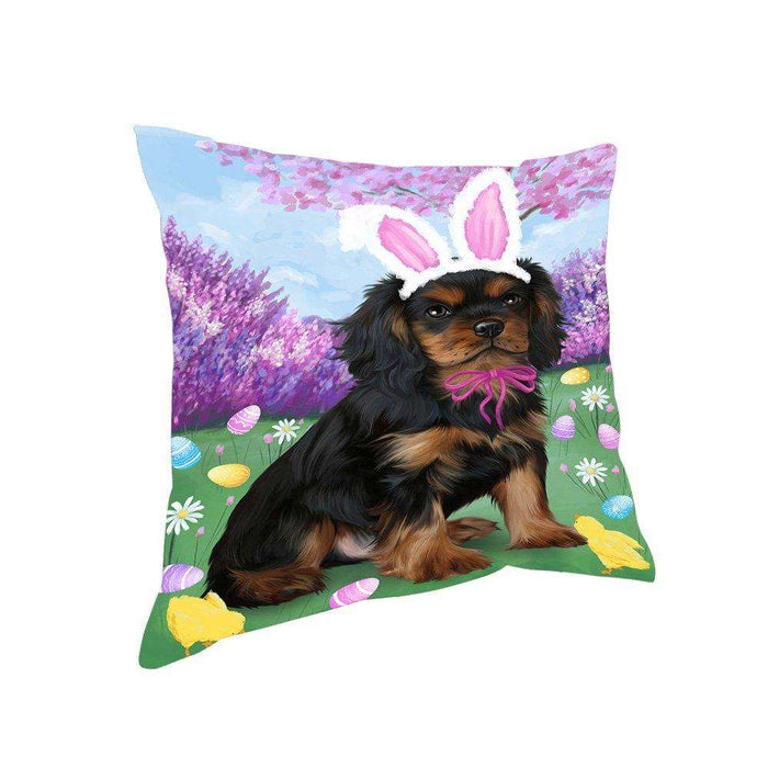 Cavalier King Charles Spaniel Dog Easter Holiday Pillow PIL52224
