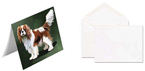 Cavalier King Charles Spaniel Dog Handmade Artwork Assorted Pets Greeting Cards and Note Cards with Envelopes for All Occasions and Holiday Seasons