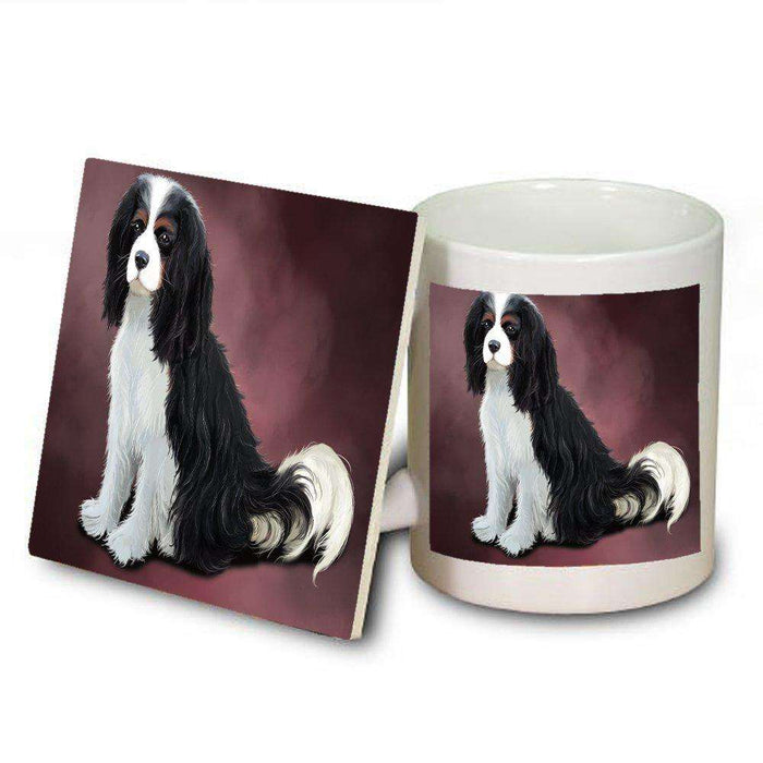 Cavalier King Charles Spaniel Dog Mug and Coaster Set