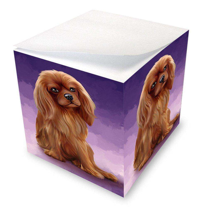 Cavalier King Charles Spaniel Dog Note Cube