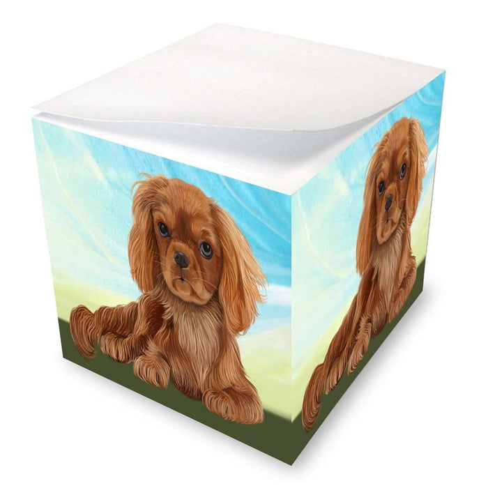 Cavalier King Charles Spaniel Dog Note Cube