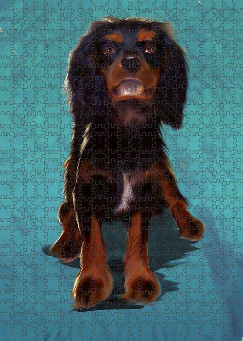 Cavalier King Charles Spaniels Dog Puzzle with Photo Tin PUZL84712
