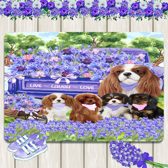 Cavalier King Charles Spaniel Area Rug and Runner, Explore a Variety of Designs, Personalized, Indoor Floor Carpet Rugs for Home and Living Room, Custom, Dog Gift for Pet Lovers