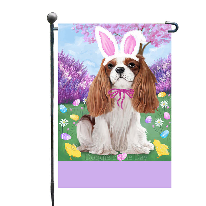 Personalized Easter Holiday Cavalier King Charles Spaniel Dog Custom Garden Flags GFLG-DOTD-A58808
