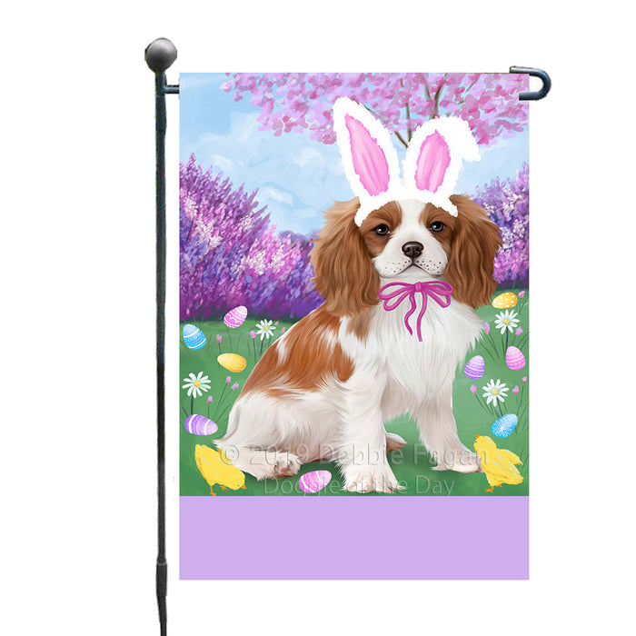 Personalized Easter Holiday Cavalier King Charles Spaniel Dog Custom Garden Flags GFLG-DOTD-A58811
