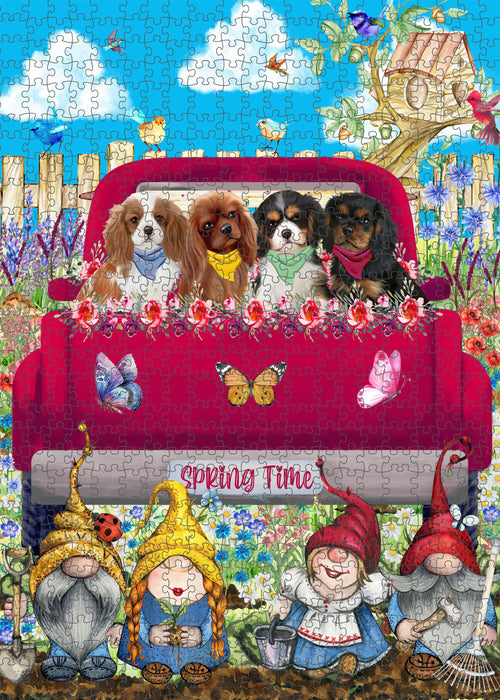 Cavalier King Charles Spaniel Jigsaw Puzzle: Interlocking Puzzles Games for Adult, Explore a Variety of Custom Designs, Personalized, Pet and Dog Lovers Gift