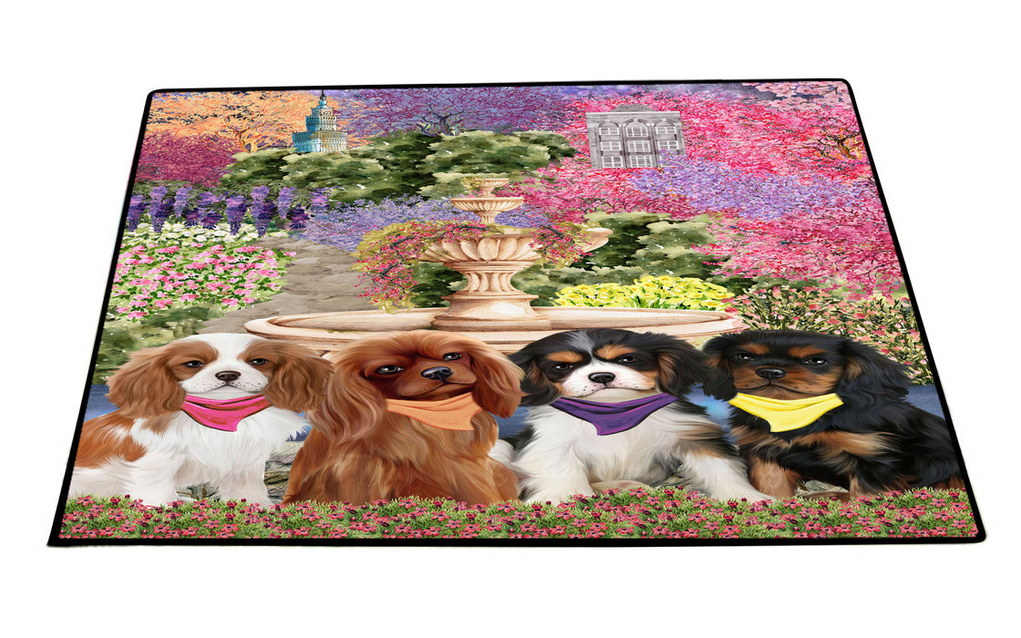 Cavalier King Charles Spaniel Floor Mat, Non-Slip Door Mats for Indoor and Outdoor, Custom, Explore a Variety of Personalized Designs, Dog Gift for Pet Lovers
