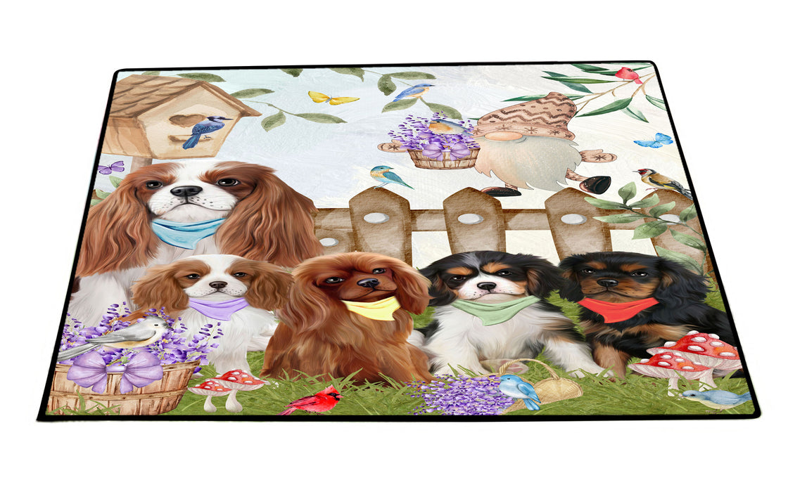 Cavalier King Charles Spaniel Floor Mat: Explore a Variety of Designs, Custom, Personalized, Anti-Slip Door Mats for Indoor and Outdoor, Gift for Dog and Pet Lovers