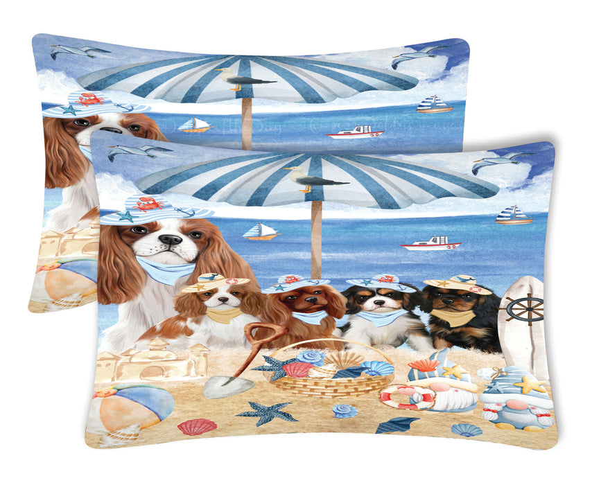 Cavalier King Charles Spaniel Pillow Case, Explore a Variety of Designs, Personalized, Soft and Cozy Pillowcases Set of 2, Custom, Dog Lover's Gift