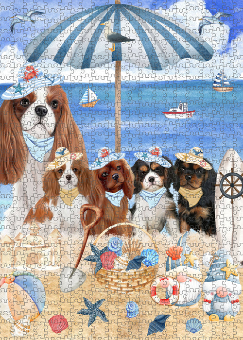 Cavalier King Charles Spaniel Jigsaw Puzzle: Explore a Variety of Personalized Designs, Interlocking Puzzles Games for Adult, Custom, Dog Lover's Gifts