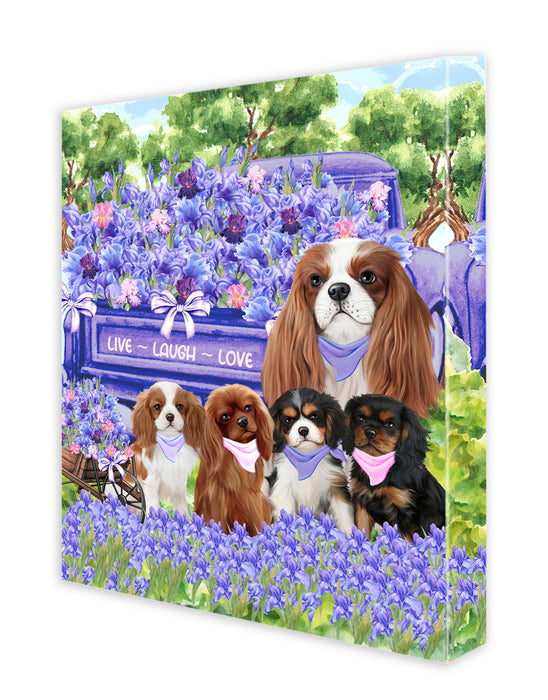 Cavalier King Charles Spaniel Canvas: Explore a Variety of Custom Designs, Personalized, Digital Art Wall Painting, Ready to Hang Room Decor, Gift for Pet & Dog Lovers