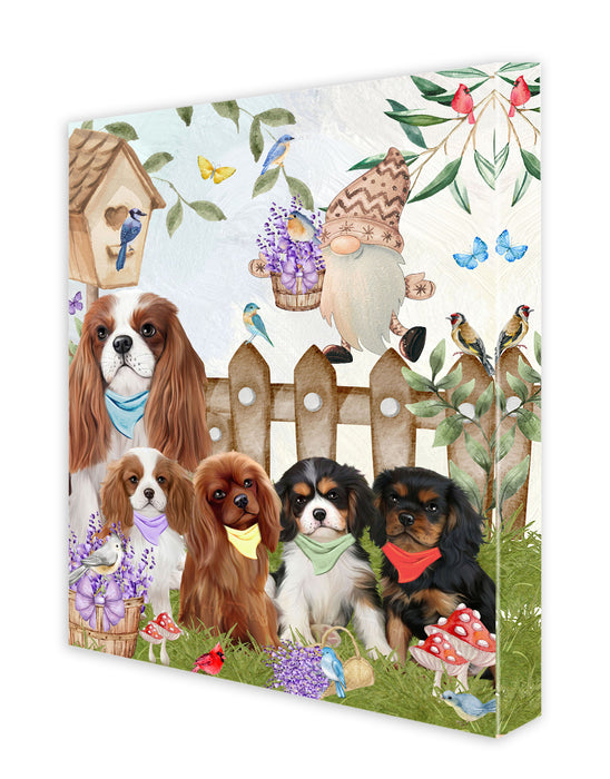 Cavalier King Charles Spaniel Canvas: Explore a Variety of Designs, Custom, Digital Art Wall Painting, Personalized, Ready to Hang Halloween Room Decor, Pet Gift for Dog Lovers