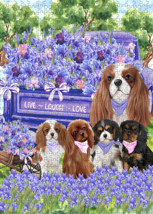 Cavalier King Charles Spaniel Jigsaw Puzzle for Adult, Interlocking Puzzles Games, Personalized, Explore a Variety of Designs, Custom, Dog Gift for Pet Lovers
