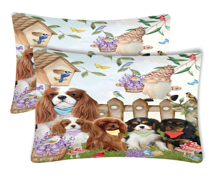 Cavalier King Charles Spaniel Pillow Case, Standard Pillowcases Set of 2, Explore a Variety of Designs, Custom, Personalized, Pet & Dog Lovers Gifts