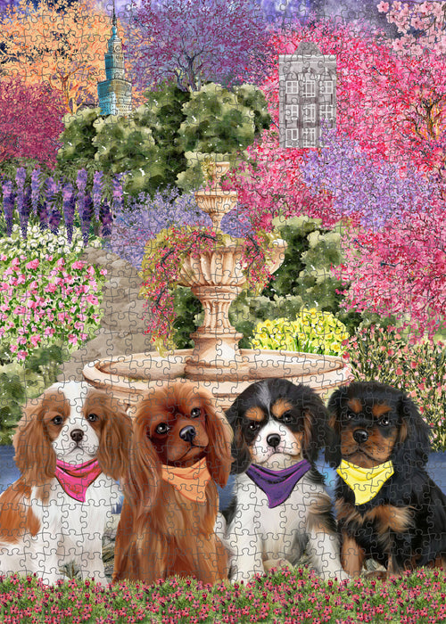 Cavalier King Charles Spaniel Jigsaw Puzzle: Interlocking Puzzles Games for Adult, Explore a Variety of Custom Designs, Personalized, Pet and Dog Lovers Gift