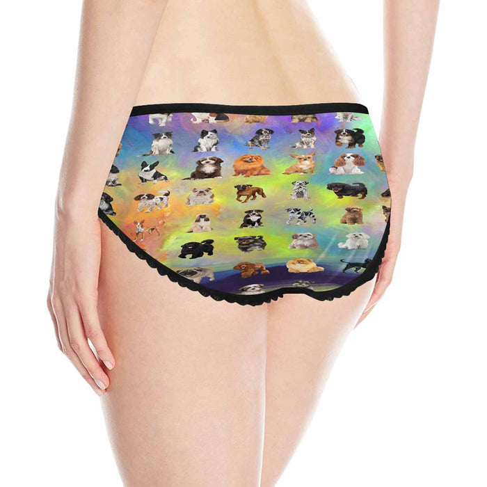 Multi Breed Dogs  Women's All Over Print Classic Briefs