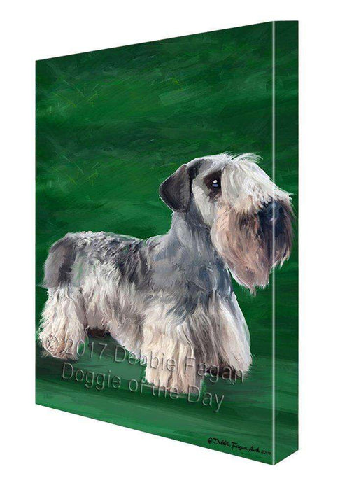 Cesky Terrier Dog Canvas Wall Art