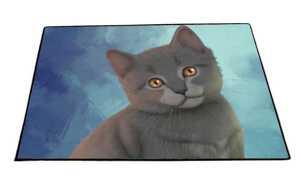 Chartreux Cat Indoor/Outdoor Floormat