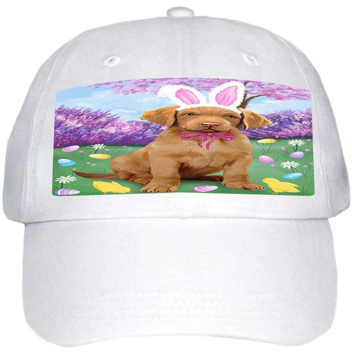 Chesapeake Bay Retriever Dog Easter Holiday Ball Hat Cap HAT51027