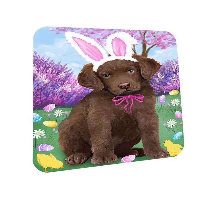 Chesapeake Bay Retriever Dog Easter Holiday Coasters Set of 4 CST49058