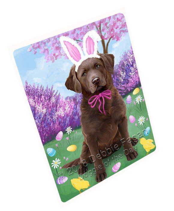 Chesapeake Bay Retriever Dog Easter Holiday Large Refrigerator / Dishwasher Magnet RMAG54312