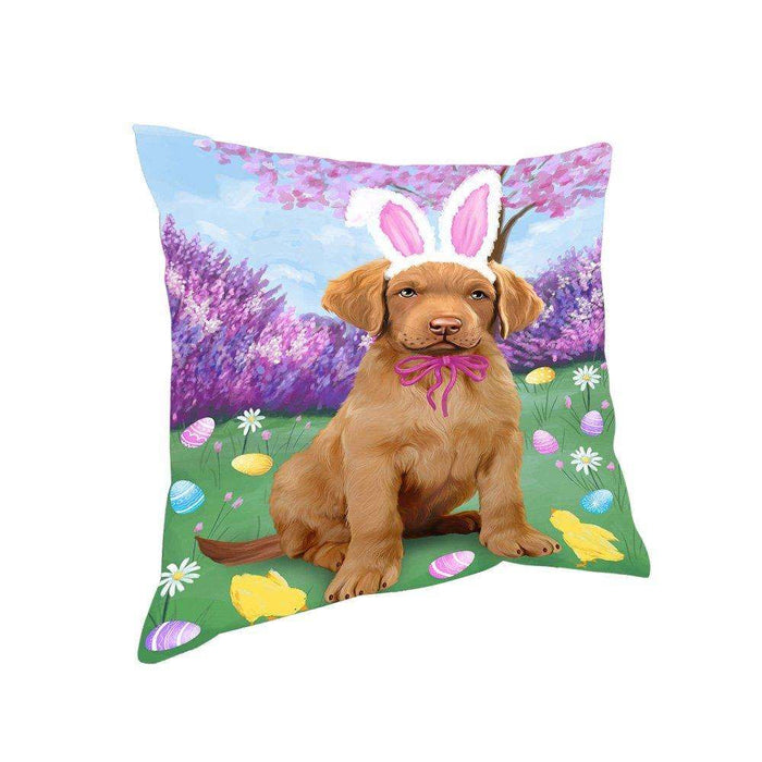 Chesapeake Bay Retriever Dog Easter Holiday Pillow PIL52248