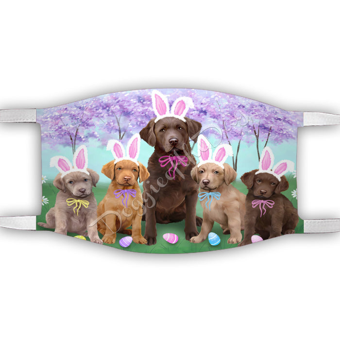 Easter Holiday Chesapeake Bay Retriever Dogs Face Mask FM49590