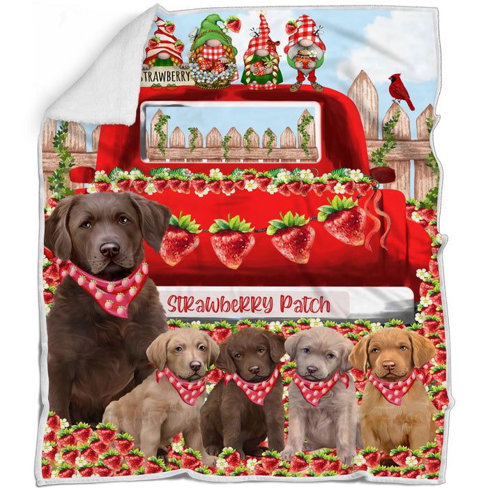 Chesapeake Bay Retriever Blanket: Explore a Variety of Designs, Custom, Personalized, Cozy Sherpa, Fleece and Woven, Dog Gift for Pet Lovers