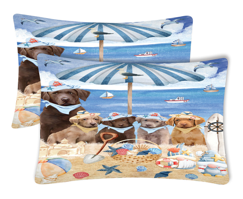 Chesapeake Bay Retriever Pillow Case, Soft and Breathable Pillowcases Set of 2, Explore a Variety of Designs, Personalized, Custom, Gift for Dog Lovers