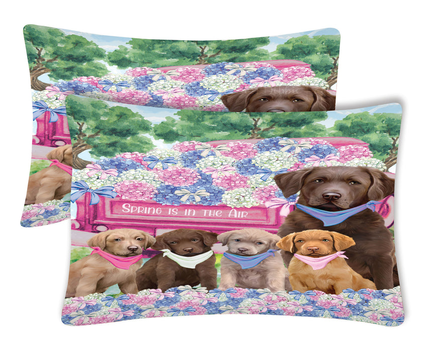 Chesapeake Bay Retriever Pillow Case: Explore a Variety of Designs, Custom, Personalized, Soft and Cozy Pillowcases Set of 2, Gift for Dog and Pet Lovers