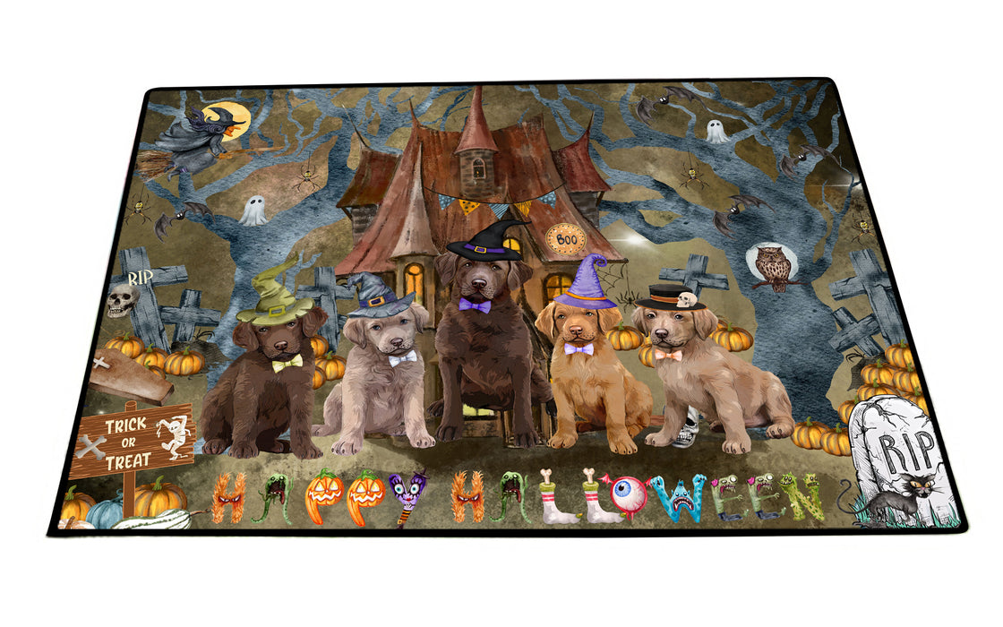 Chesapeake Bay Retriever Floor Mats: Explore a Variety of Designs, Personalized, Custom, Halloween Anti-Slip Doormat for Indoor and Outdoor, Dog Gift for Pet Lovers