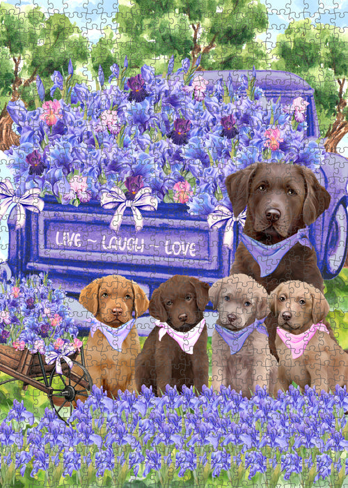 Chesapeake Bay Retriever Jigsaw Puzzle: Explore a Variety of Designs, Interlocking Halloween Puzzles for Adult, Custom, Personalized, Pet Gift for Dog Lovers