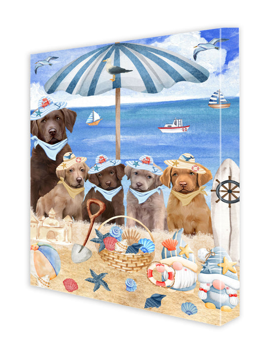 Chesapeake Bay Retriever Canvas: Explore a Variety of Personalized Designs, Custom, Digital Art Wall Painting, Ready to Hang Room Decor, Gift for Dog and Pet Lovers