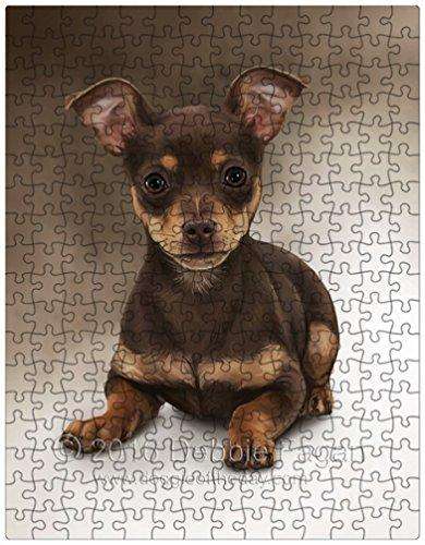 Chihuahua Dog Art Portrait Print 300 Pc. Puzzle with Photo Tin