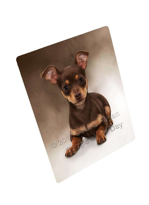 Chihuahua Dog Art Portrait Print Woven Throw Sherpa Plush Fleece Blanket D022