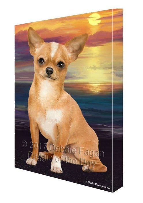 Chihuahua Dog Canvas Wall Art D412