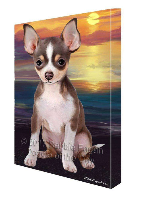 Chihuahua Dog Canvas Wall Art D413