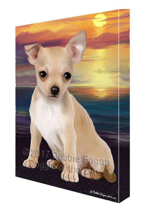 Chihuahua Dog Canvas Wall Art D414