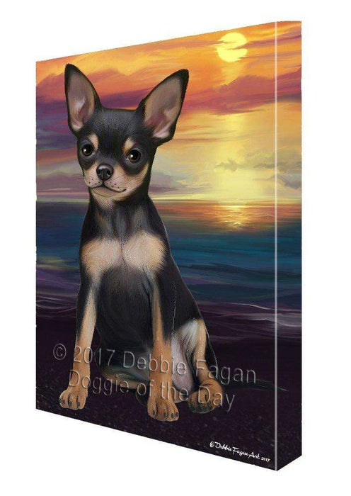 Chihuahua Dog Canvas Wall Art D415