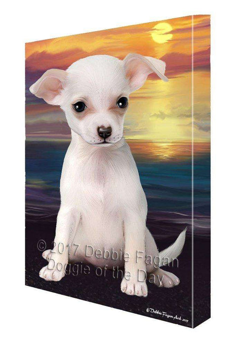 Chihuahua Dog Canvas Wall Art D416