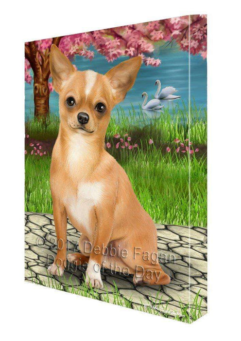 Chihuahua Dog Canvas Wall Art D417