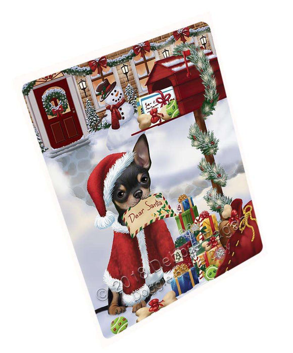 Chihuahua Dog Dear Santa Letter Christmas Holiday Mailbox Blanket BLNKT102342