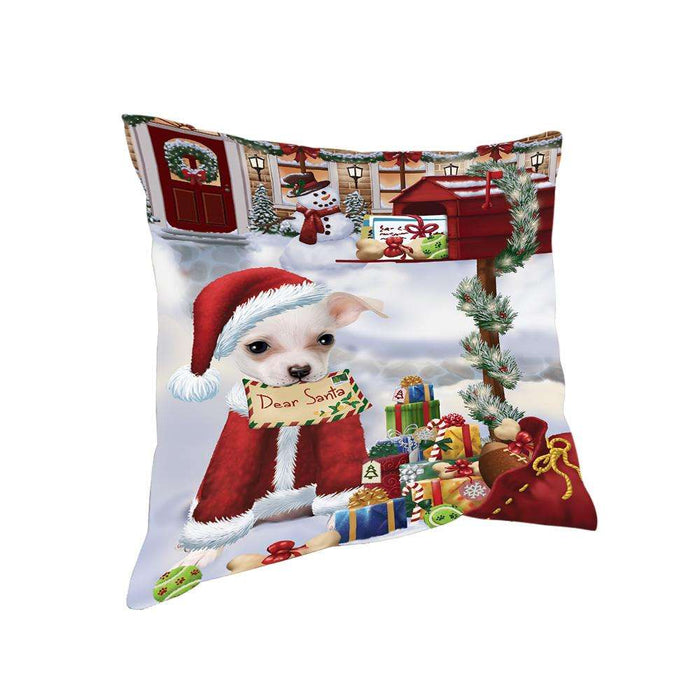 Chihuahua Dog Dear Santa Letter Christmas Holiday Mailbox Pillow PIL72176